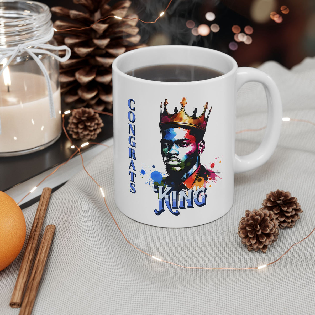 Congrats King Coffee Mug