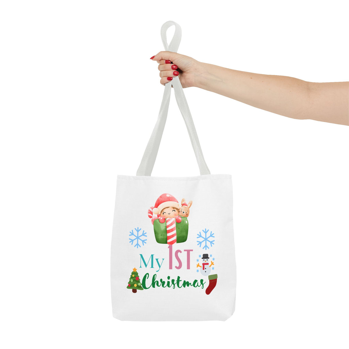 My 1st Christmas Tote Bag - Baby's First Christmas Gift