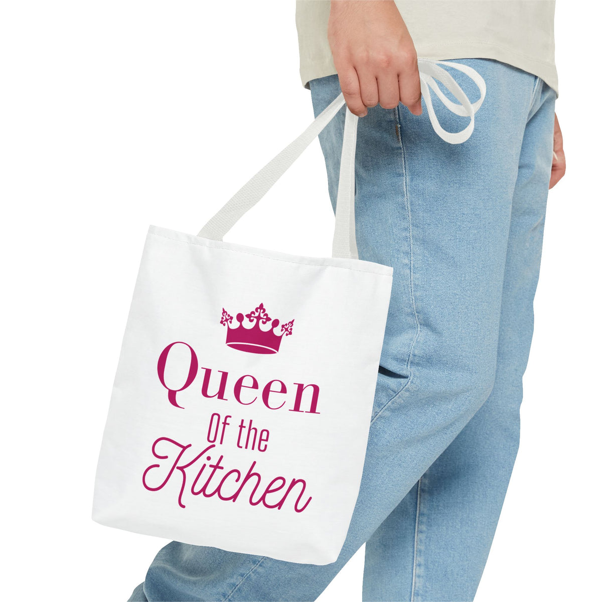 Queen of the Kitchen Tote Bag - Funny Cooking Gift for Her