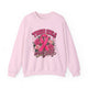 Breast Cancer Awareness Sweatshirt — "Tough Girls Wear Pink" Crewneck