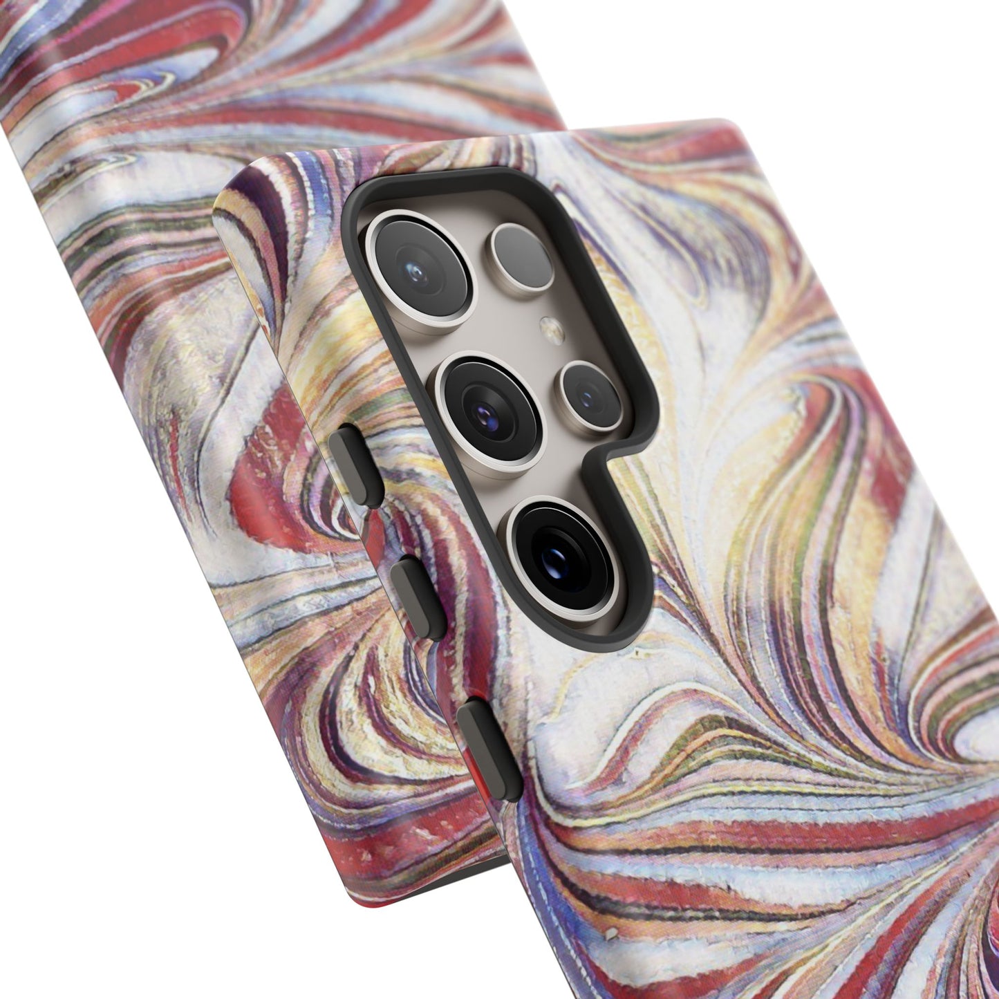 Abstract Acrylic Swirl Tough Cases