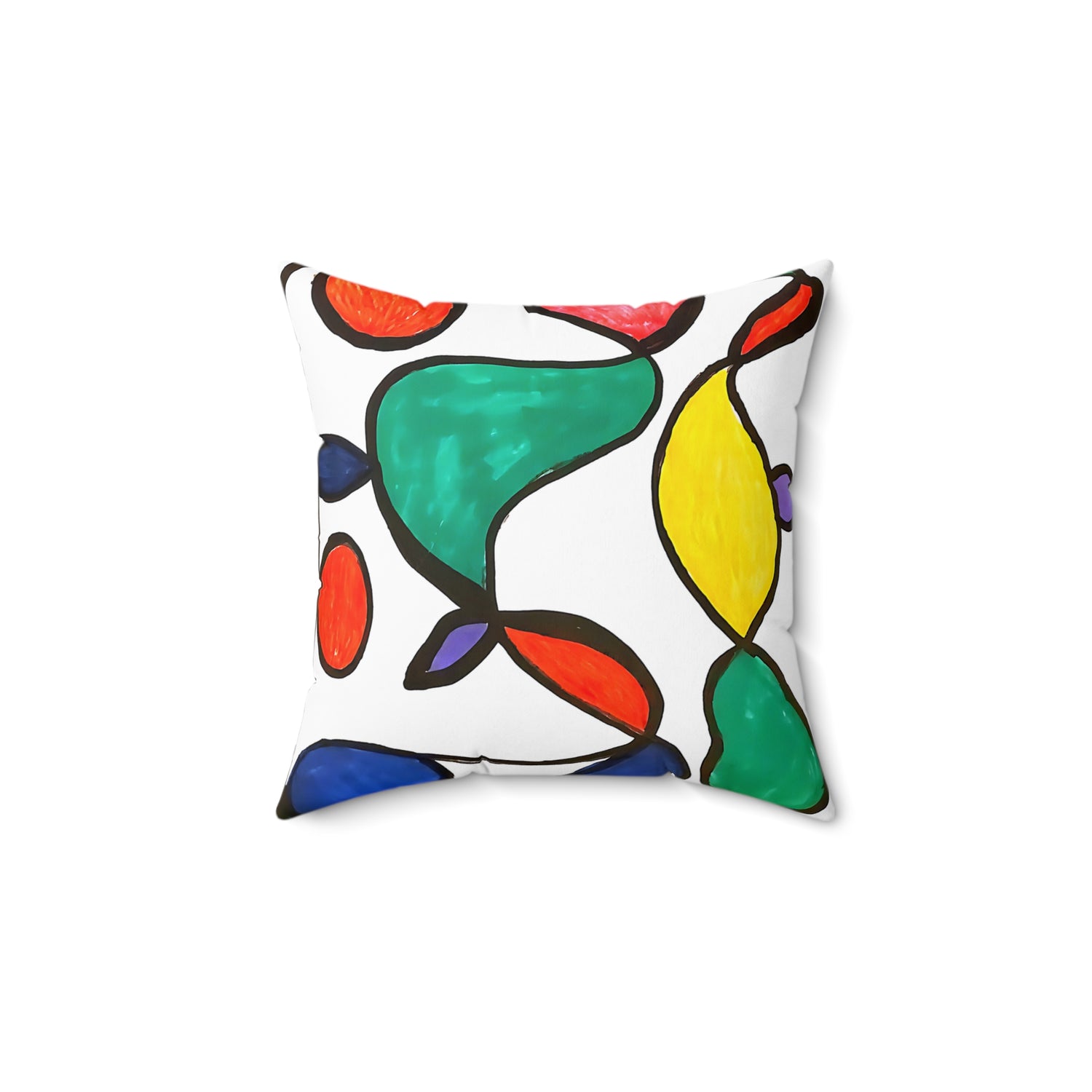 Cirque De Couleur Spun Polyester Square Pillow