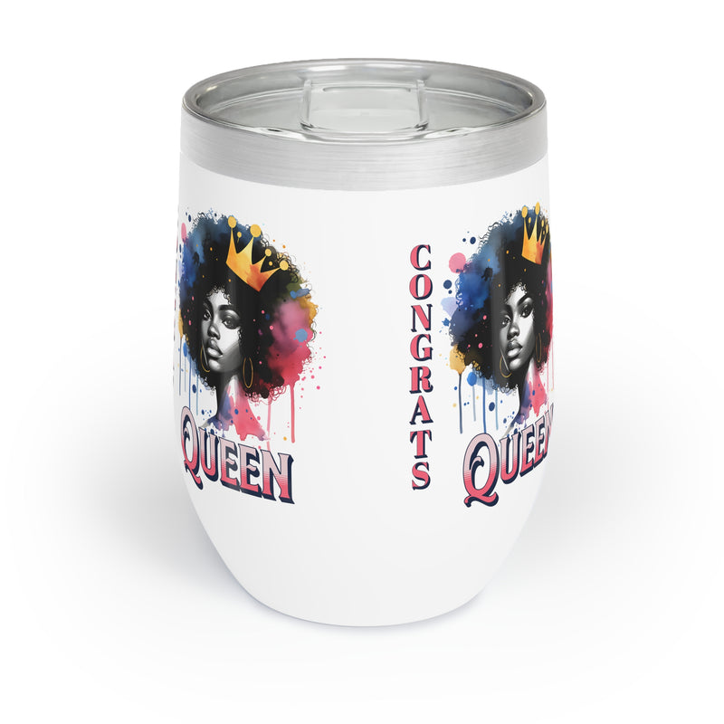 Congrats Queen Wine Tumbler