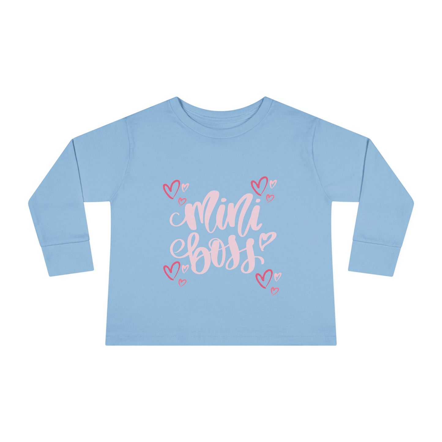 Mini Boss - Girl Toddler Long Sleeve Tee