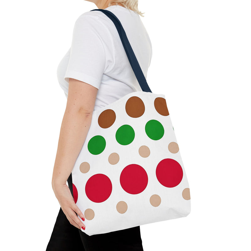 Colorful Polka Dot Tote Bag