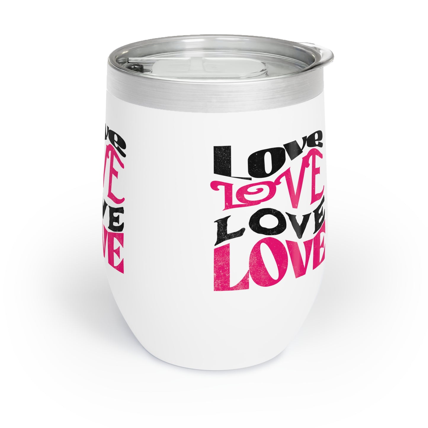 Love Typography Tumbler