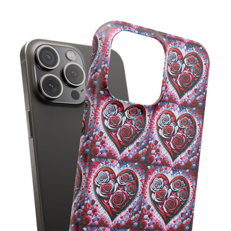 Rose Heart - Slim Phone Case