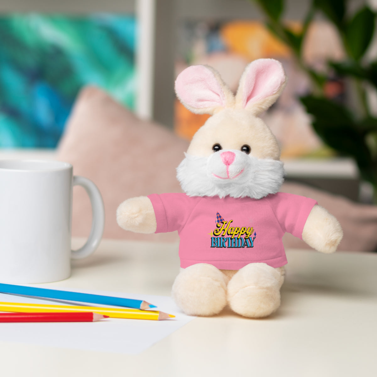 Happy Birthday -  Stuffed Animals with Tee