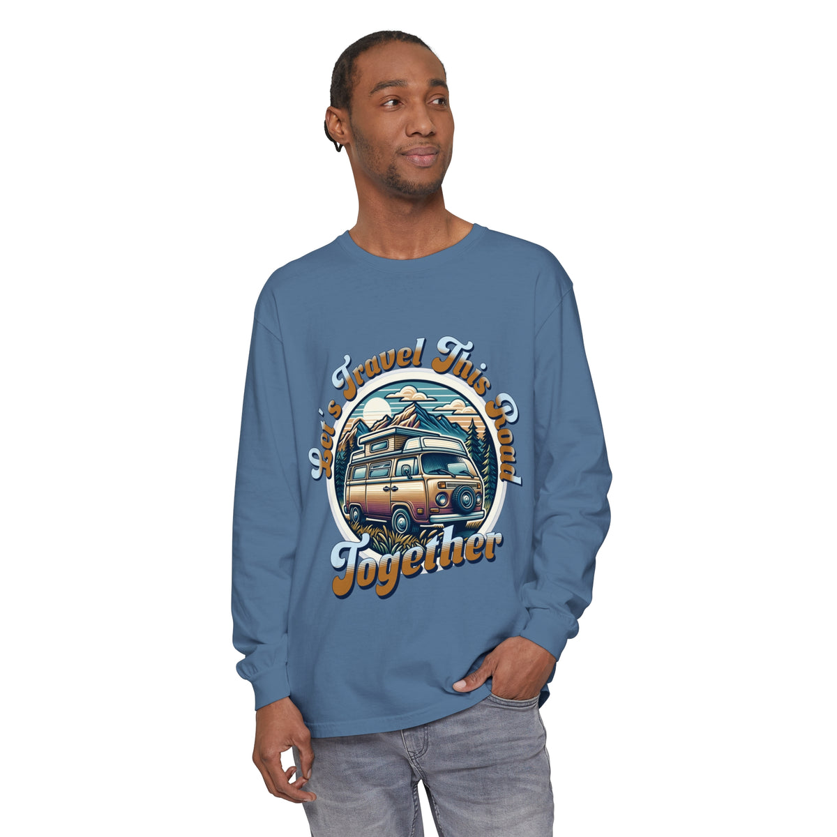 Let's Travel This Road Together - Romantic Long Sleeve T-Shirt