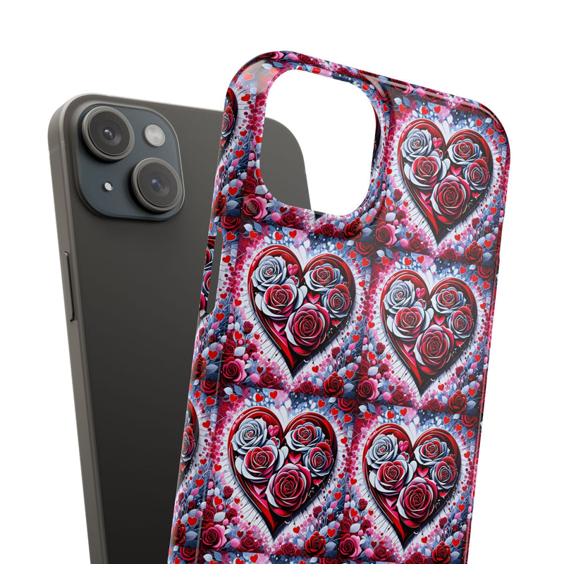 Rose Heart - Slim Phone Case