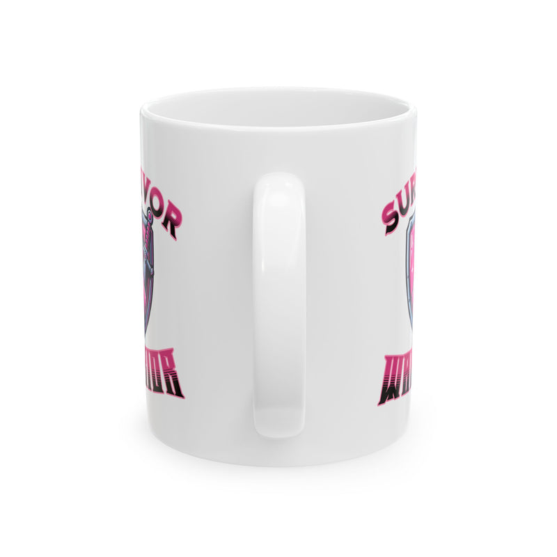 Survivor Warrior - Breast Cancer Survivor Coffee Mug