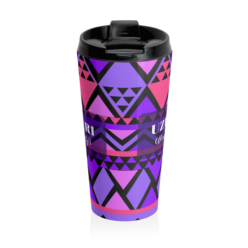 "Uzuri (Beauty)" Stainless Steel Travel Mug