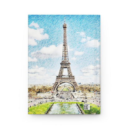 Eiffel Tower Hardcover Journal Matte