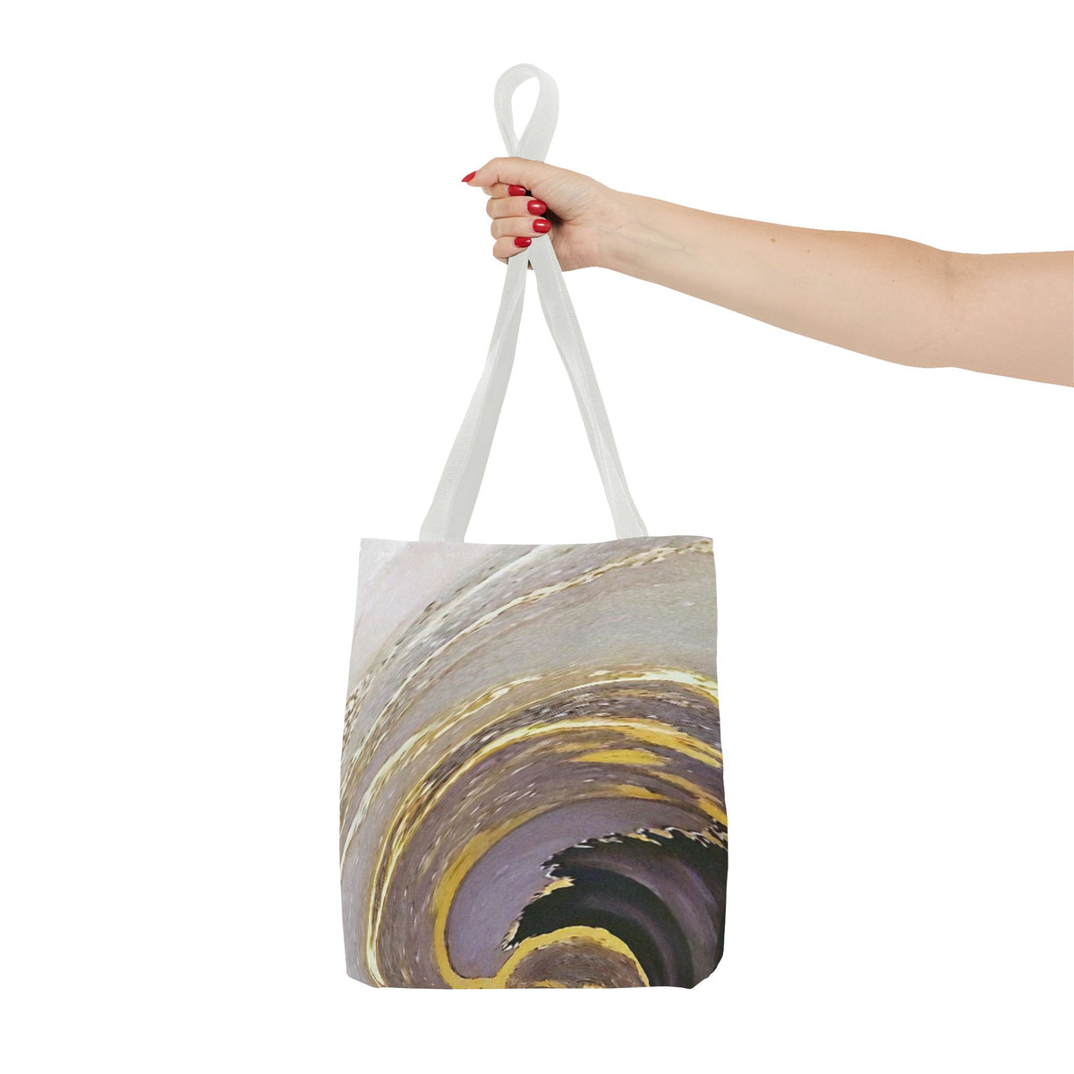Marble Swirl Tote Bag (AOP)