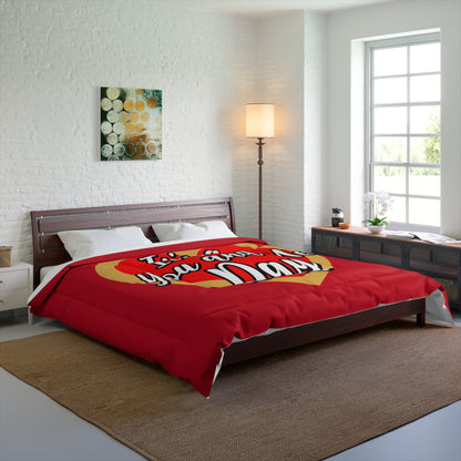 It's a You and Me Day Comforter - Red