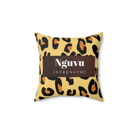 "Nguvu (Strength)" Square Pillow