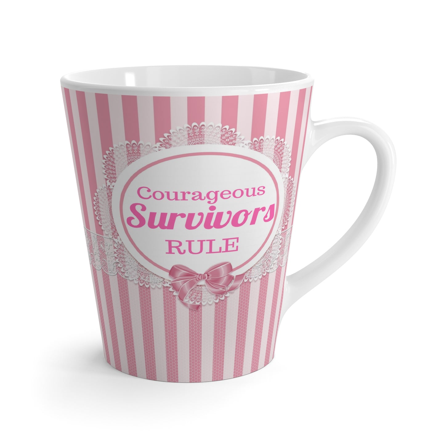 Courageous Survivors Latte mug