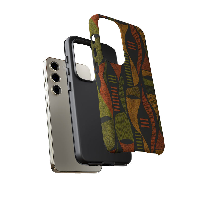 Geometric African-Inspired Tough Phone Case