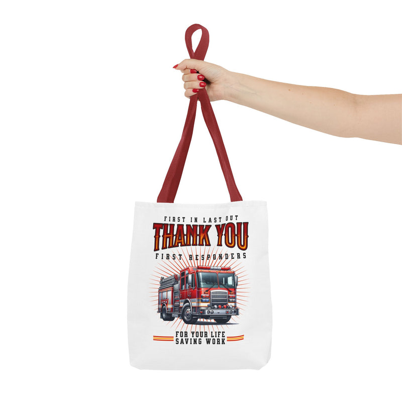Thank You First Responders Tote Bag