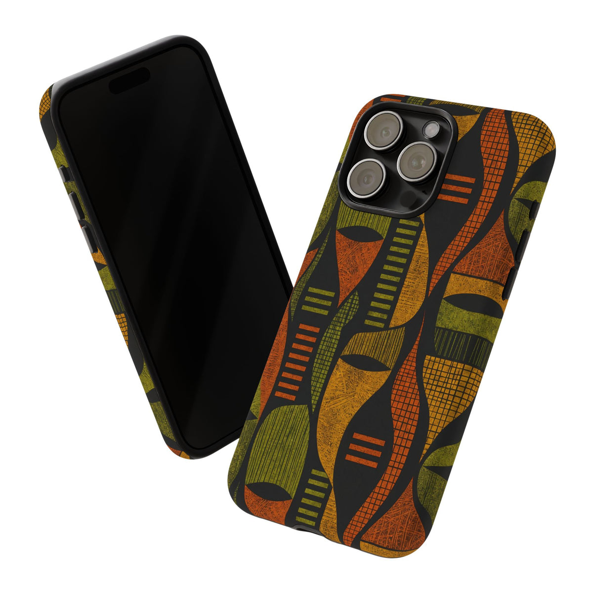 Geometric African-Inspired Tough Phone Case