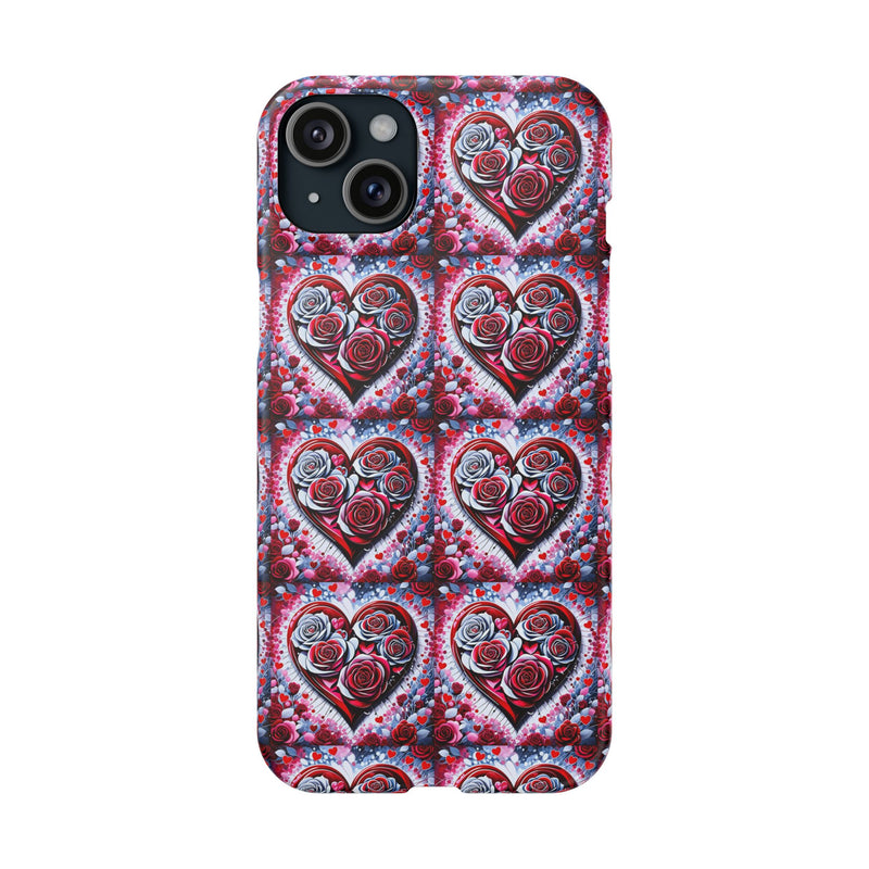 Rose Heart - Slim Phone Case