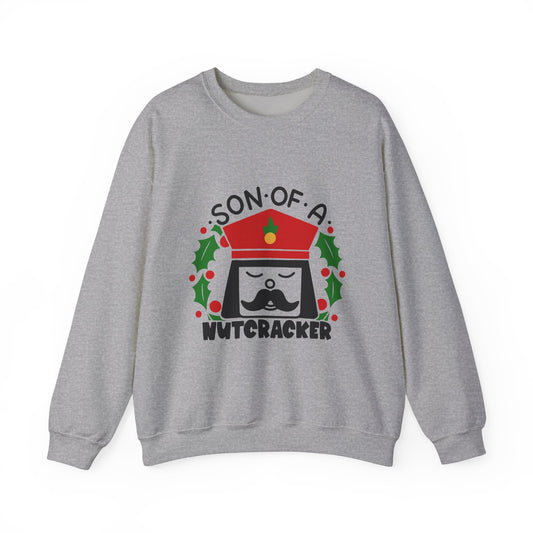 Son of A Nutcracker - Funny Christmas Unisex Heavy Blend™ Crewneck Sweatshirt