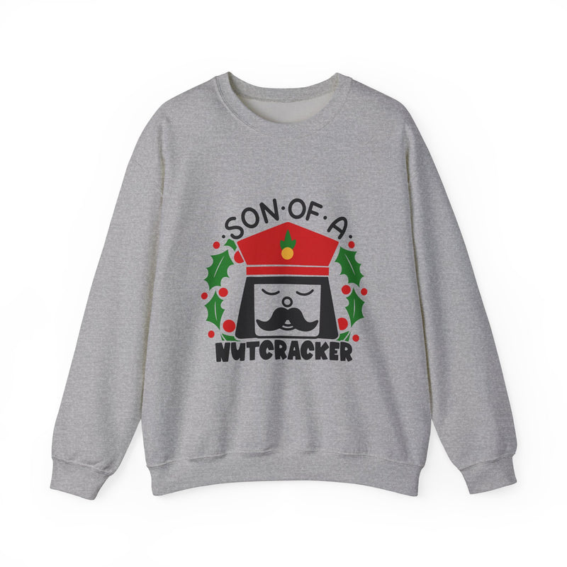 Son of A Nutcracker - Funny Christmas Unisex Heavy Blend™ Crewneck Sweatshirt