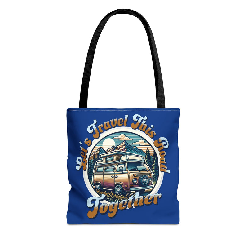 Let's Travel This Road Together - Romantic Tote Bag