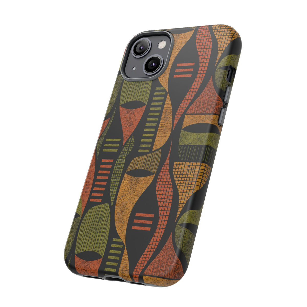Geometric African-Inspired Tough Phone Case