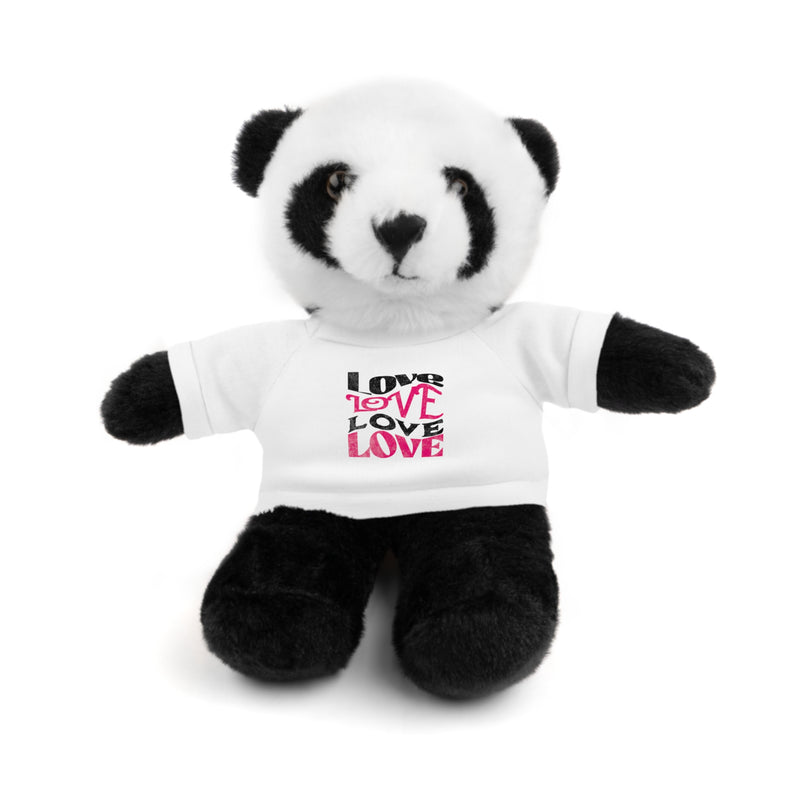 Love Typography - Romantic Stuffed Animals with Tee