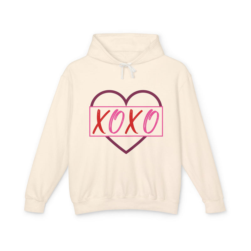 XOXO Romantic Unisex Lightweight Hooded Sweatshirt
