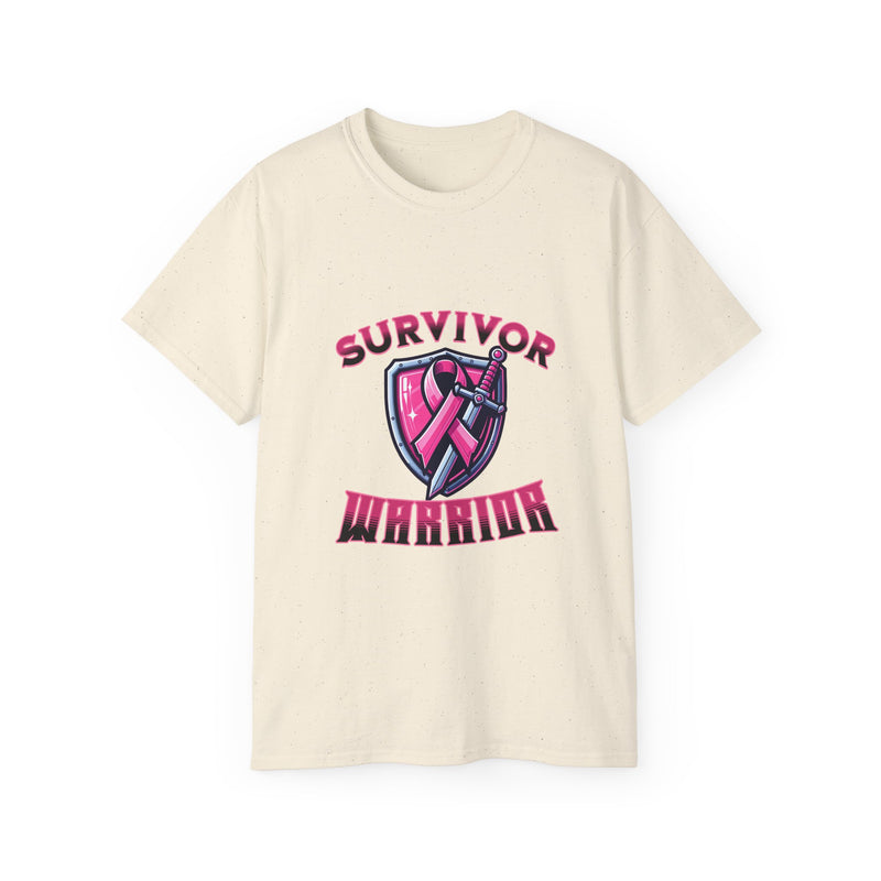 Survivor Warrior - Breast Cancer Survivor Ultra Cotton T-Shirt