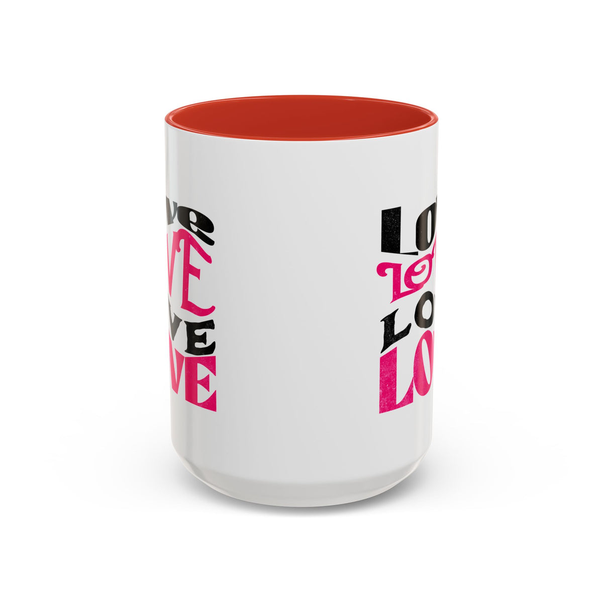 Love Typography - Romantic Coffee Mug (11, 15oz)