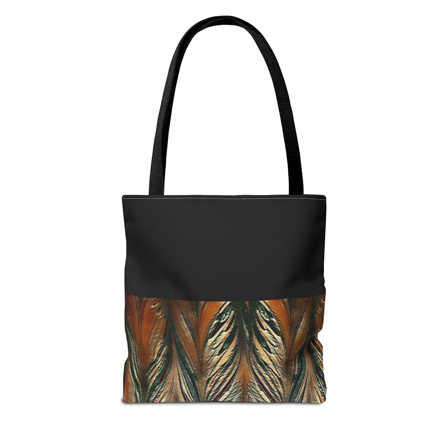 Gold and Black Acrylic Arrow Tote Bag