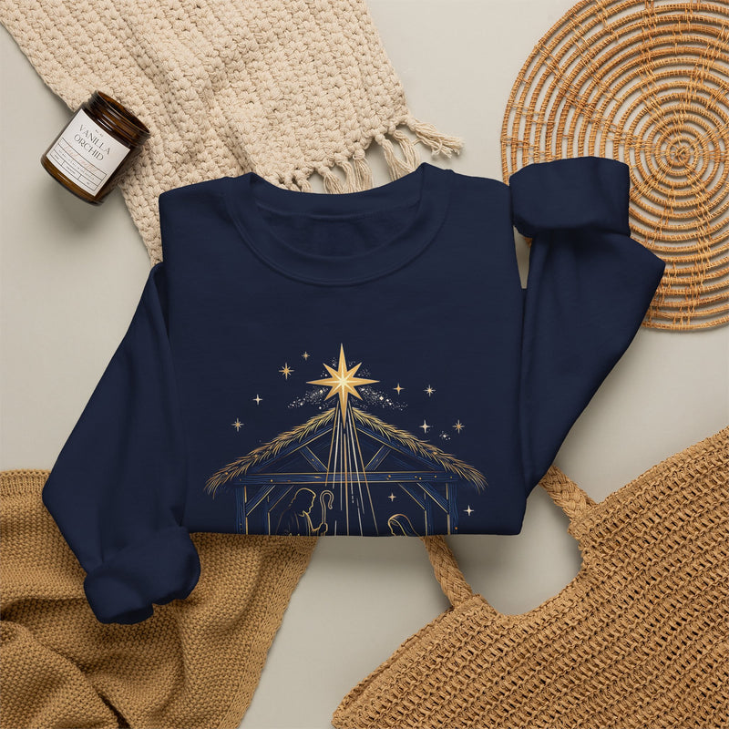 Oh Holy Night Nativity Christmas Sweatshirt