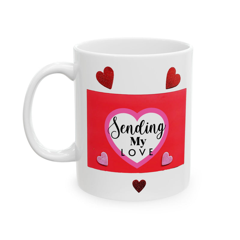 Sending My Love Coffee Mug