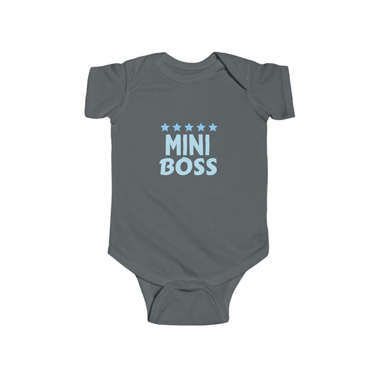 Mini Boss - Boy Infant Fine Jersey Bodysuit