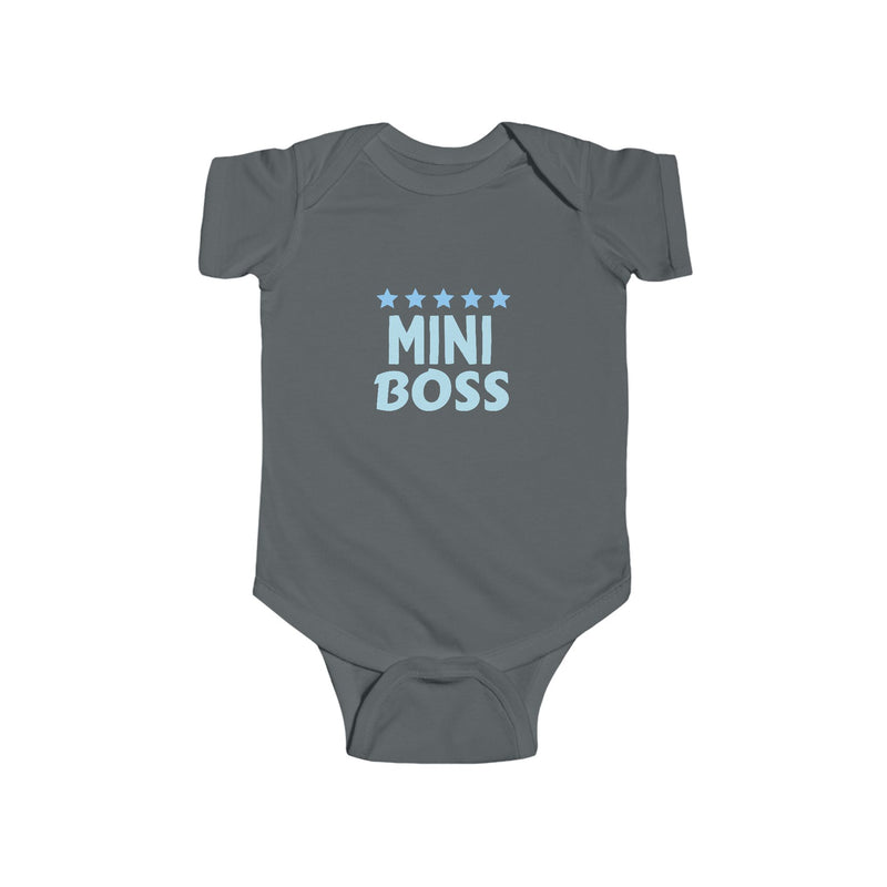 Mini Boss - Boy Infant Fine Jersey Bodysuit