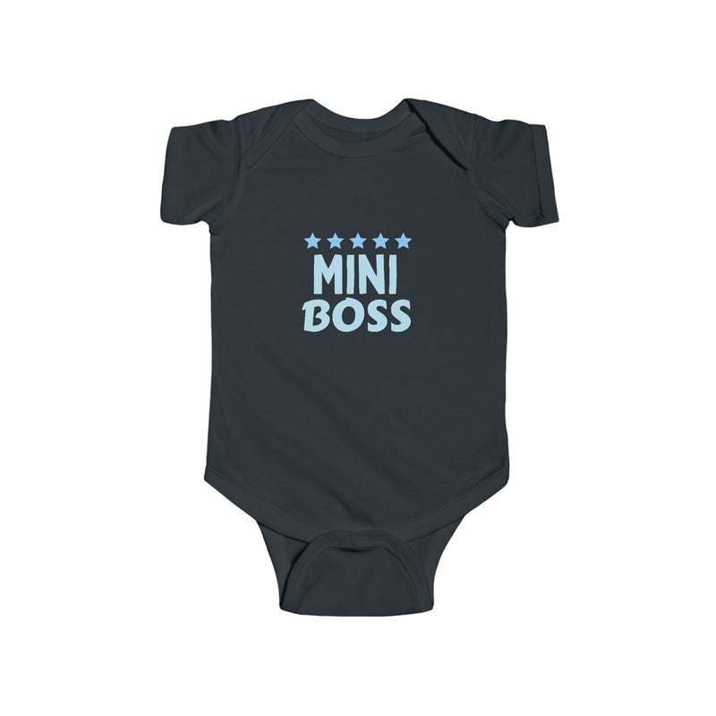 Mini Boss - Boy Infant Fine Jersey Bodysuit