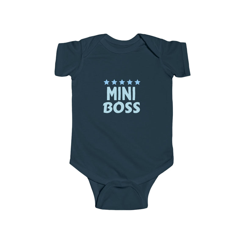 Mini Boss - Boy Infant Fine Jersey Bodysuit