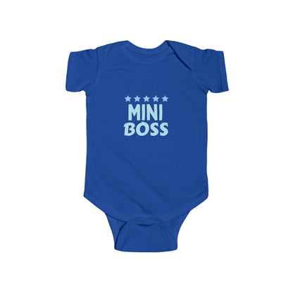 Mini Boss - Boy Infant Fine Jersey Bodysuit