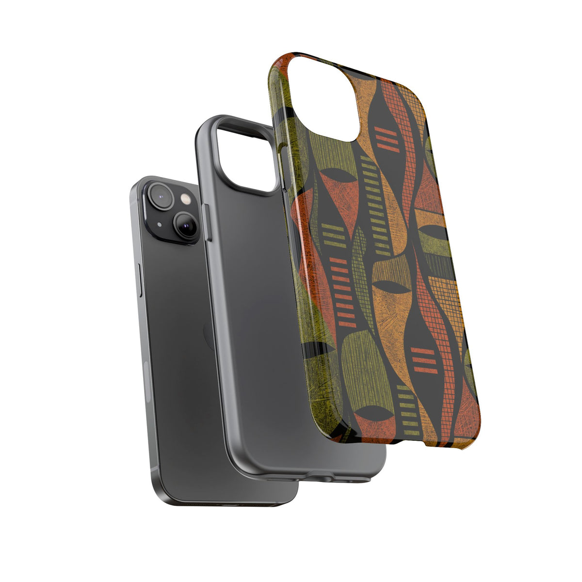 Geometric African-Inspired Tough Phone Case