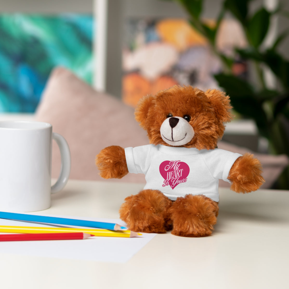 My Heart is Yours - Romantic Stuffed Animals with Tee
