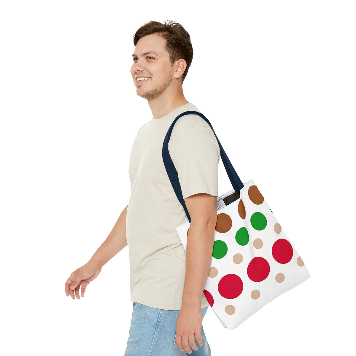 Colorful Polka Dot Tote Bag