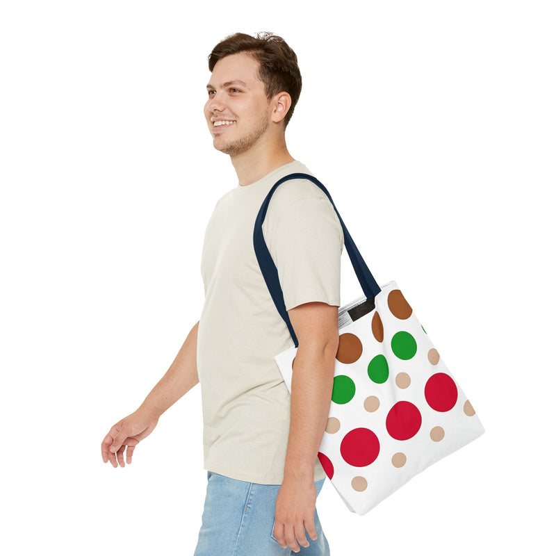 Colorful Polka Dot Tote Bag