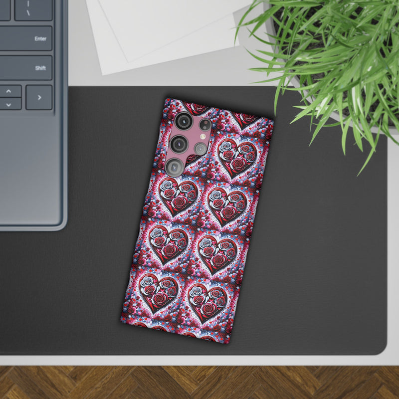 Rose Heart - Slim Phone Case