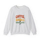 Coffee Scrubs and Rubber Gloves Sweatshirt — Funny Nurse Coffee Crewneck