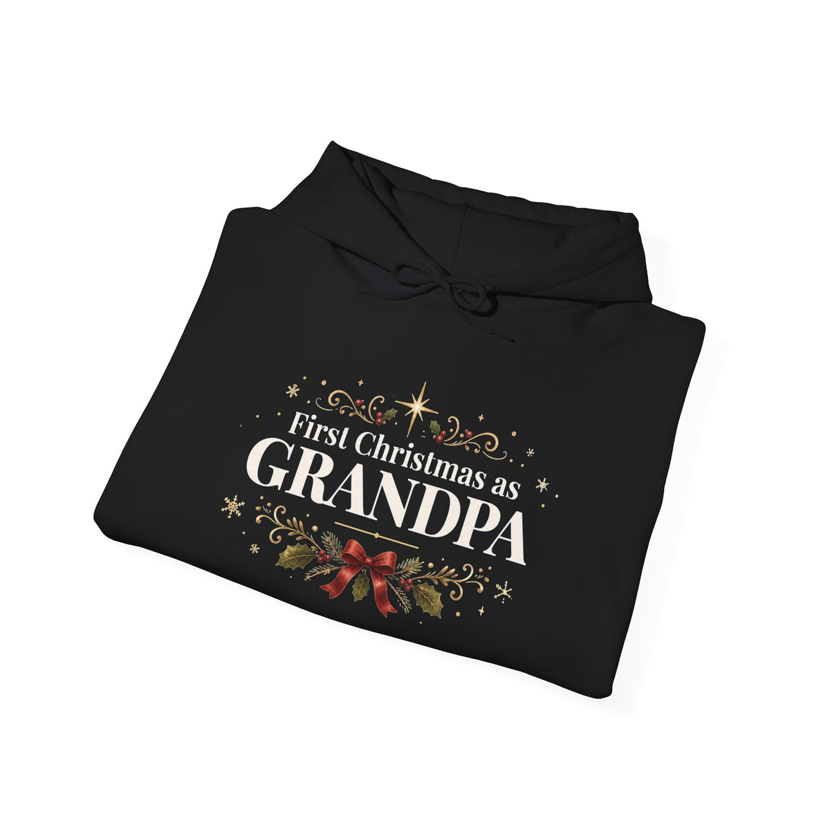 First Christmas as Grandpa Hoodie | First Time Grandpa Christmas Gift