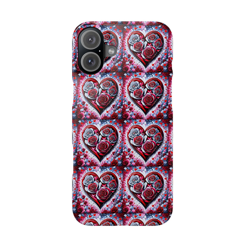 Rose Heart - Slim Phone Case