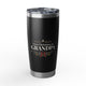 First Christmas as Grandpa 20oz Skinny Tumbler | First Time Grandpa Christmas Gift